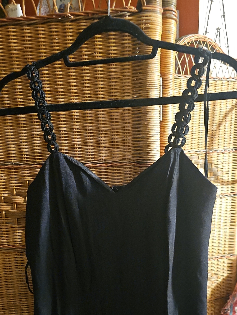 De Laru Black Maxi Dress